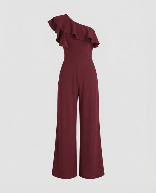 Jumpsuit elegant schulterfrei mit Volant