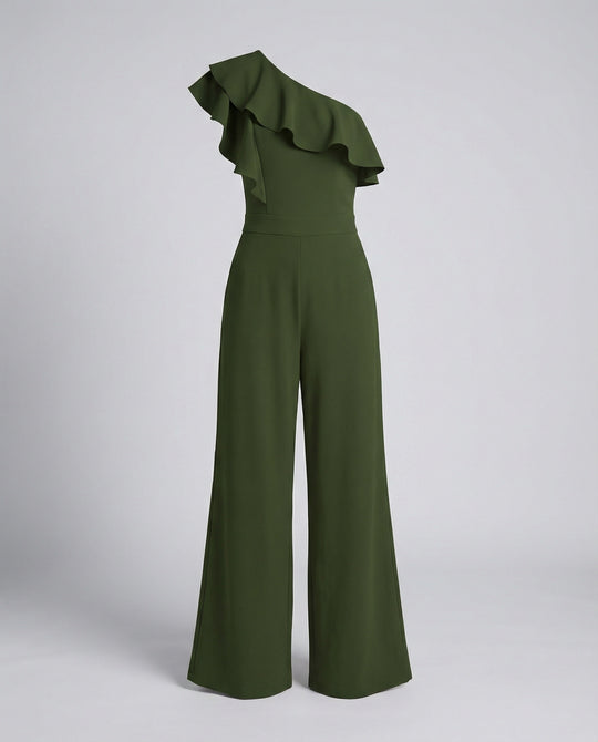 Jumpsuit elegant schulterfrei mit Volant