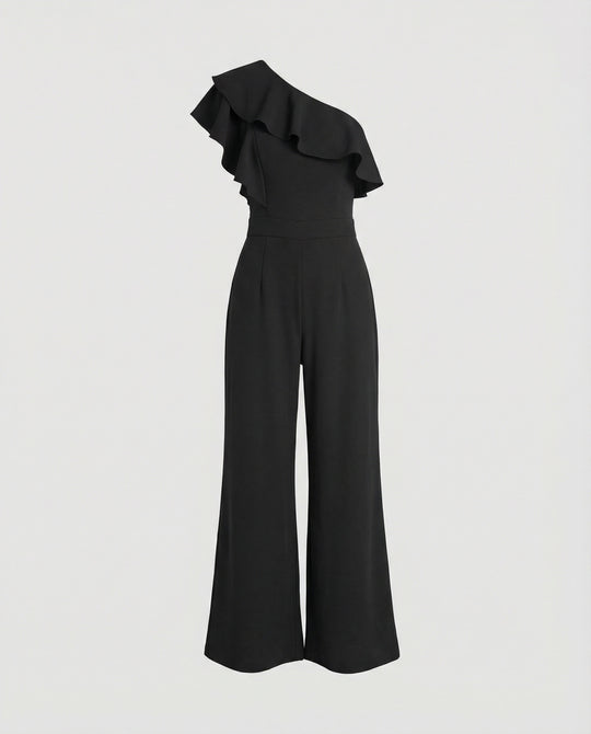 Jumpsuit elegant schulterfrei mit Volant