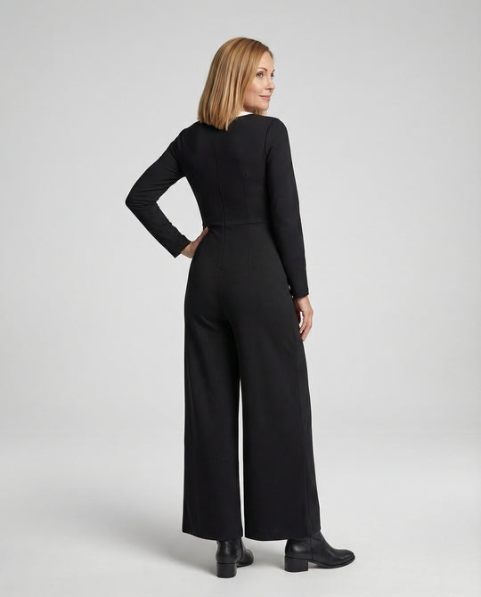 Jumpsuit Damen elegant mit Knopfleiste