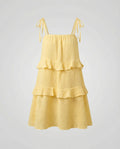 Damen Musselin Sommerkleid kurz