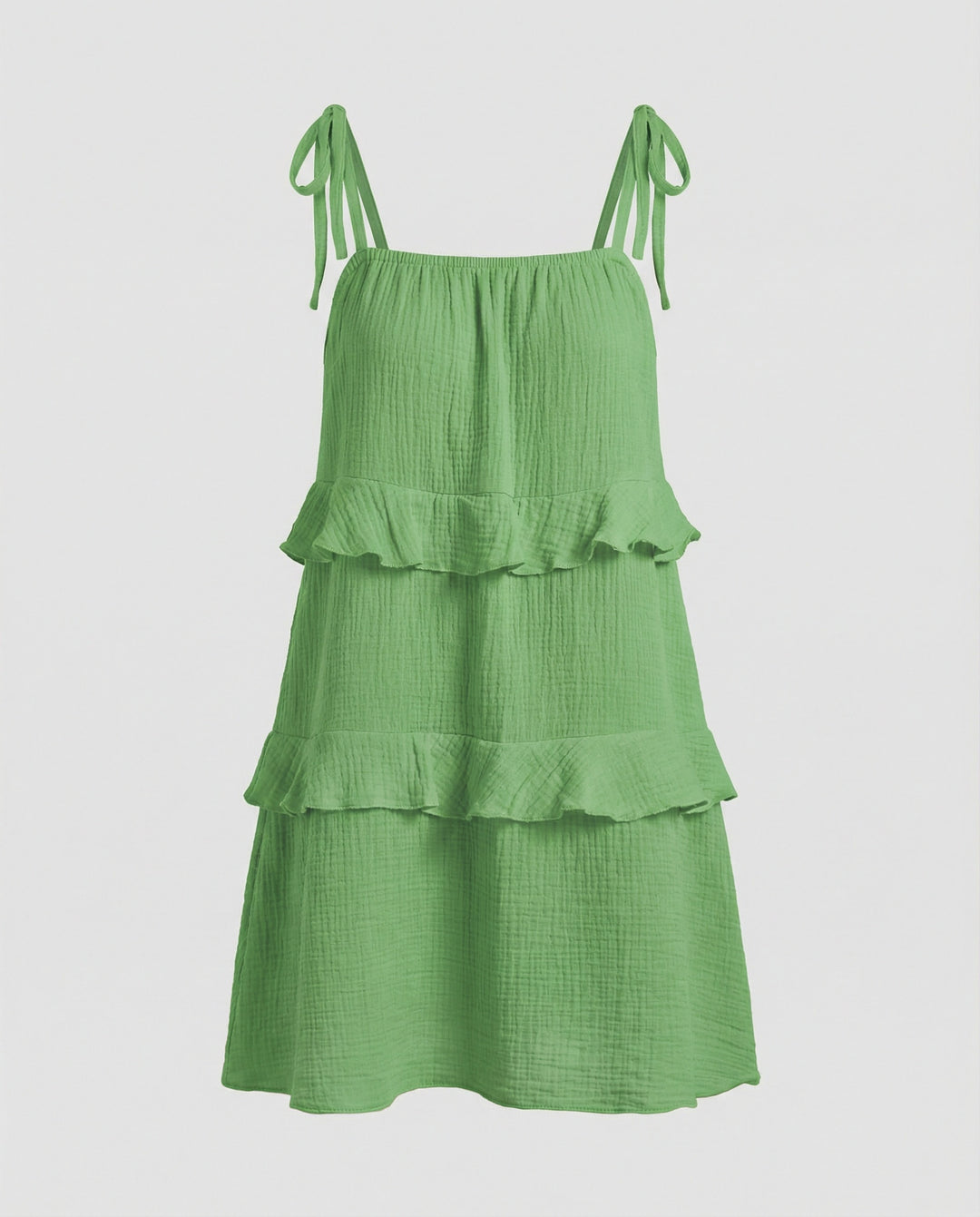 Damen Musselin Sommerkleid kurz