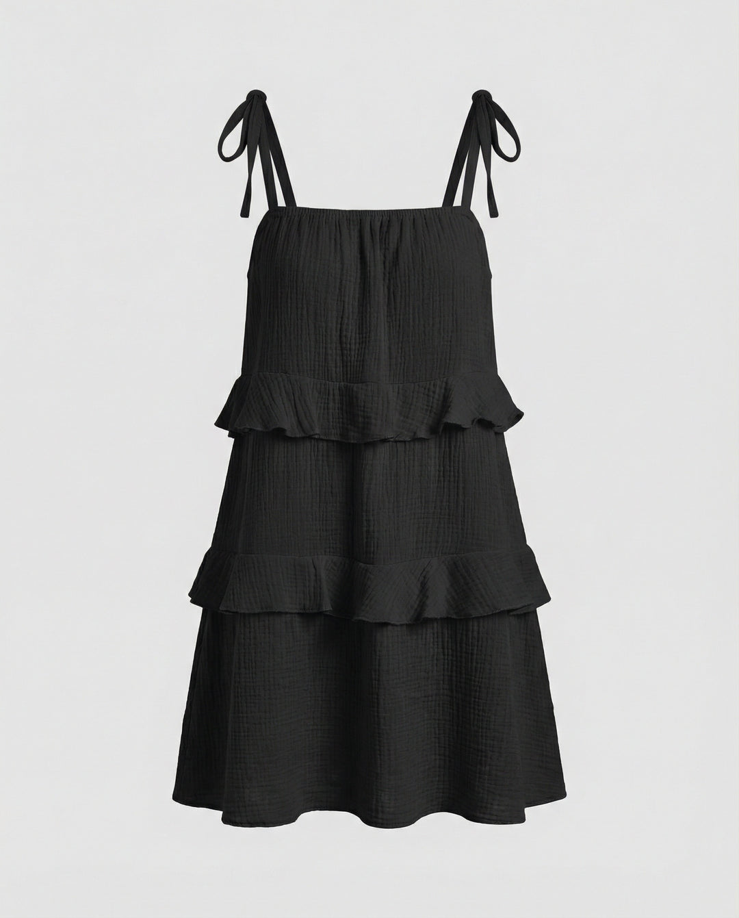 Damen Musselin Sommerkleid kurz