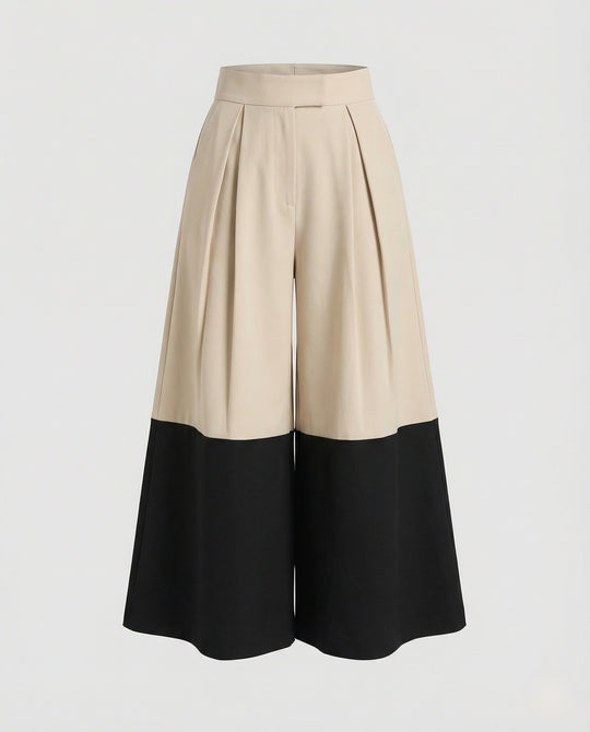 Damen Culotte Hose weit