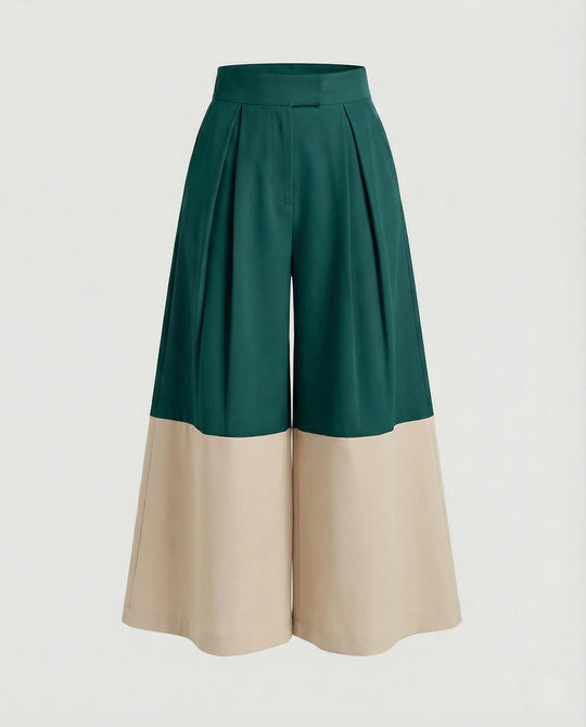 Damen Culotte Hose weit