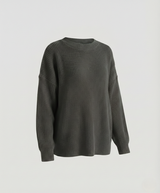 Damen Oversized Strickpullover Grobstrick