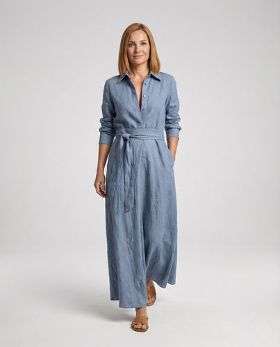Freizeitkleidung Damen Leinen Overall Elegant