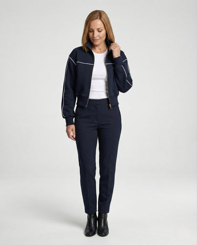 Freizeitkleidung Damen Trainingsjacke Kurz