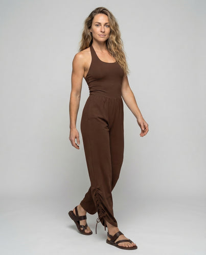 Jumpsuit Damen Elegant Weites Bein