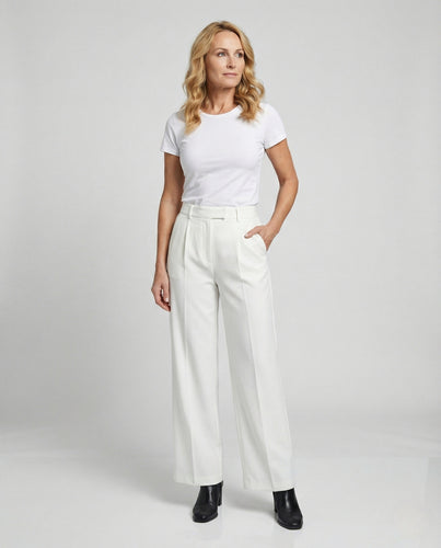 Freizeitkleidung Damen Stoffhose Weit