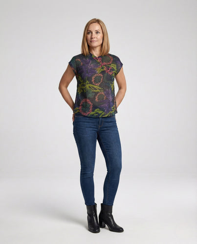 Leinenbluse Damen Mit Froschverschluss