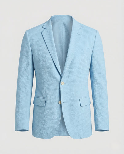 Strukturblazer Tailliert Herren