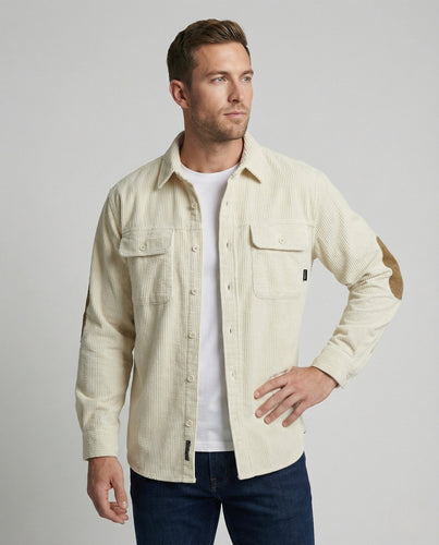 Cordhemd Oversize Mit Brusttaschen Herren