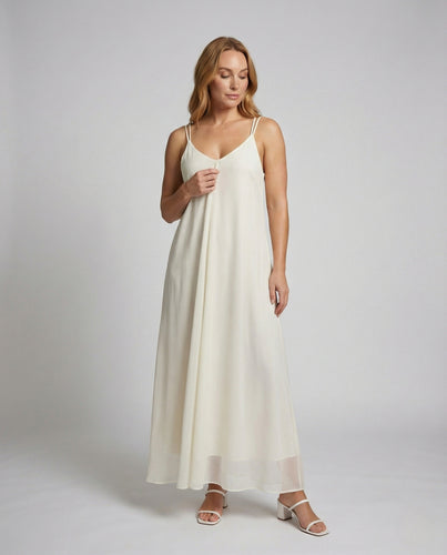 Damen Elegantes Slipkleid mit Spaghettiträgern