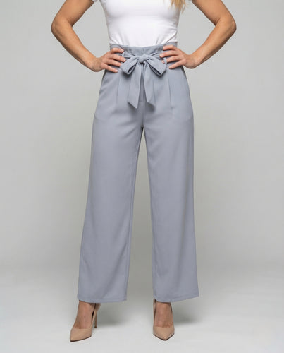 Damen Paperbag Palazzo Hose