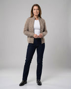 Damen Weite High Waist Jeans