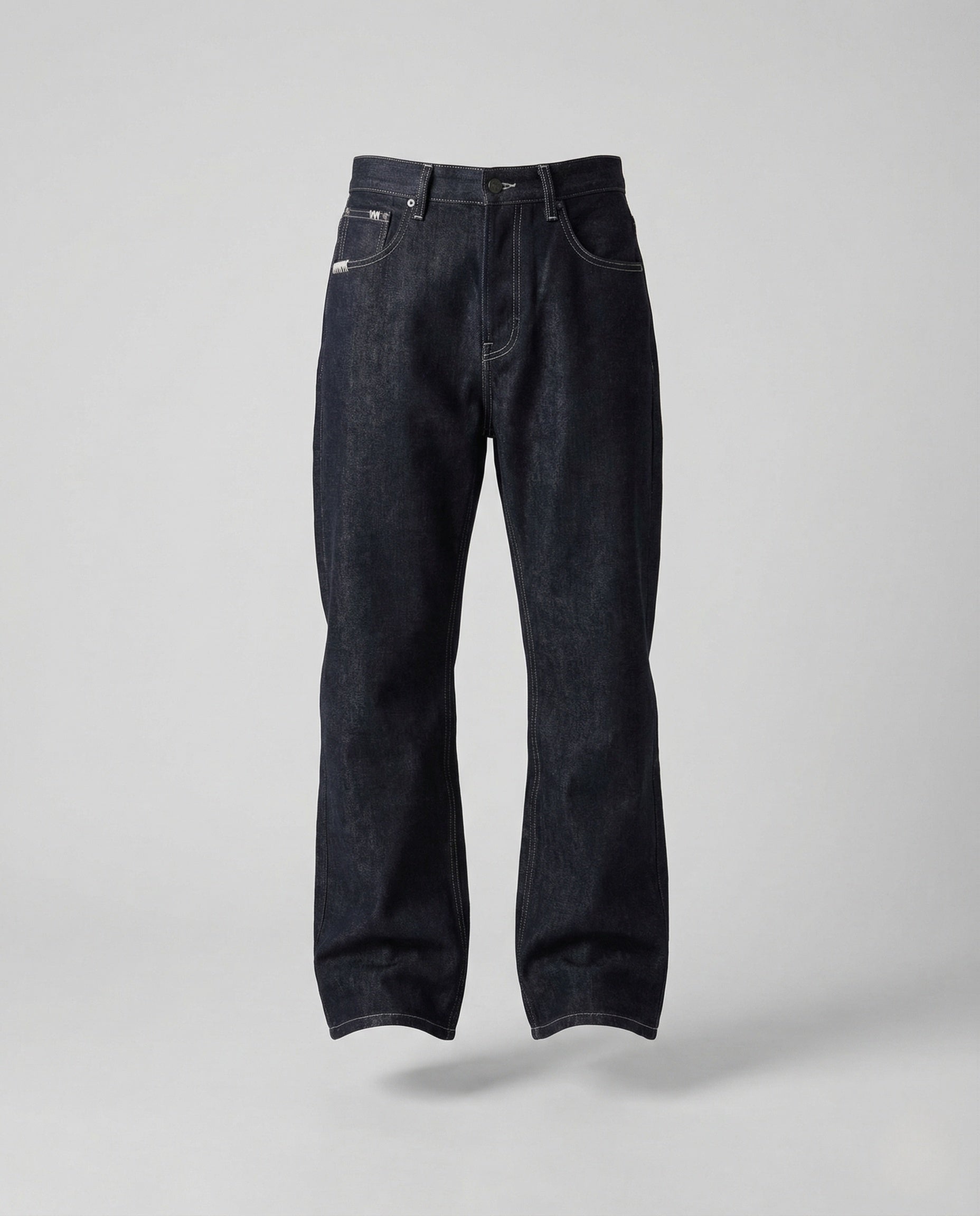 Damen Weite High Waist Jeans