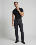 Herren Relax Jeans High Waist aus Raw Denim