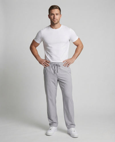 Herren Freizeithose aus Mikrofaser mit Tunnelzug