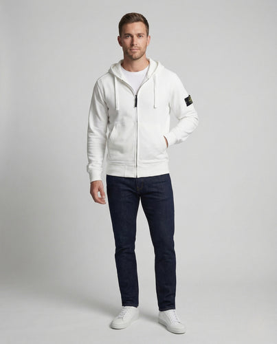 Unisex Kapuzen Sweatjacke mit Reißverschluss