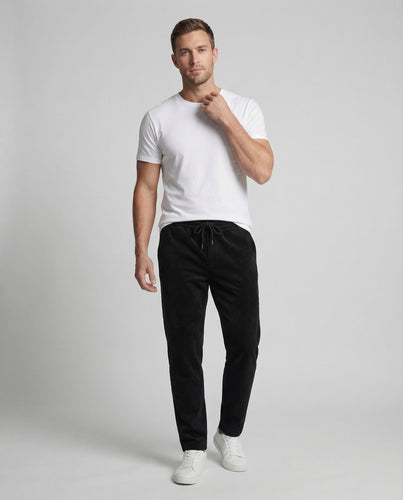 Herren Thermo Cordhose Fleecefutter Elastischer Bund