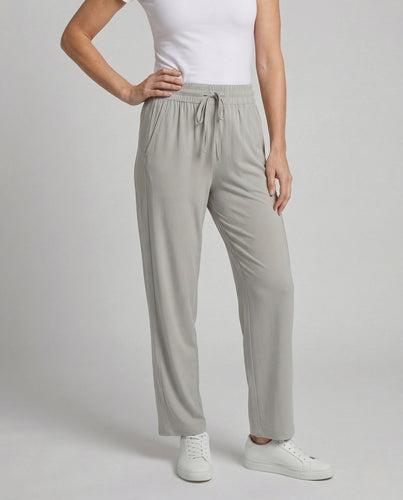 Damen Freizeithose Gerade Elastischer Bund Kordelzug