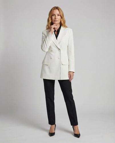 Damen Blazer Doppelknopf Revers