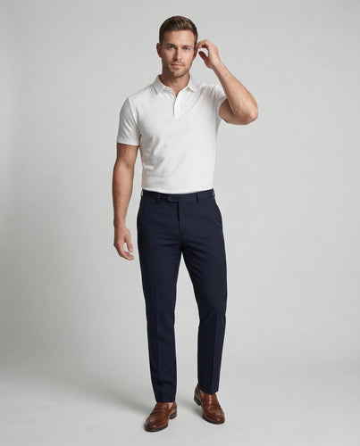 Herren Poloshirt Mercerisiert Slim