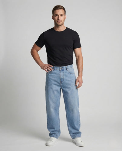 Herren Jeans Locker Gerade