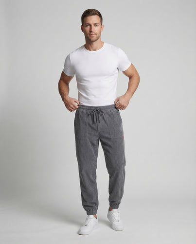 Unisex Cordhose Baggy Elastikbund