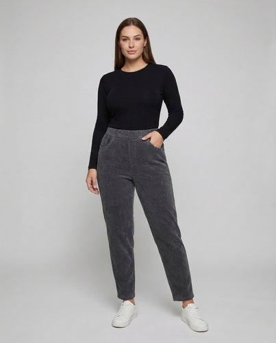 Damen Cordhose Teddyfutter Gerade