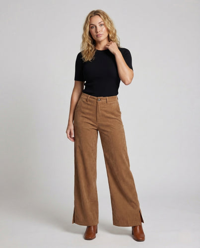 Damen Palazzo Hose Velours