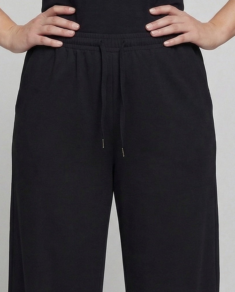 Damen Sweat Hose Oversize Kordelzug