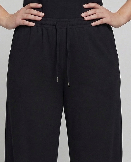 Damen Sweat Hose Oversize Kordelzug