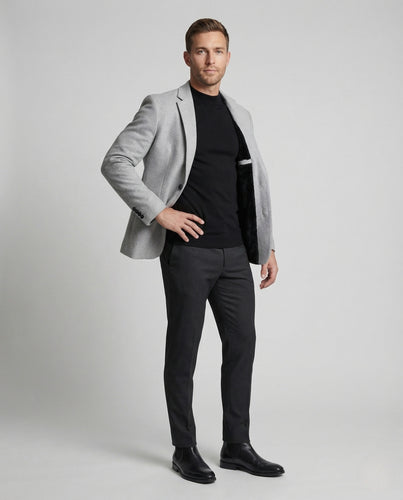 Herren Samt Blazer Thermofutter