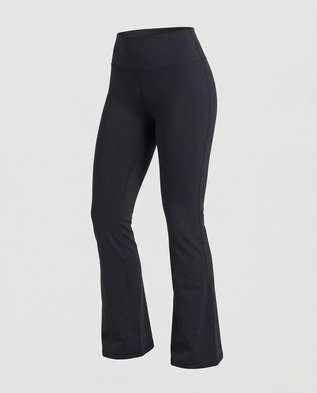 Damen Yoga Hose Schlag High Waist