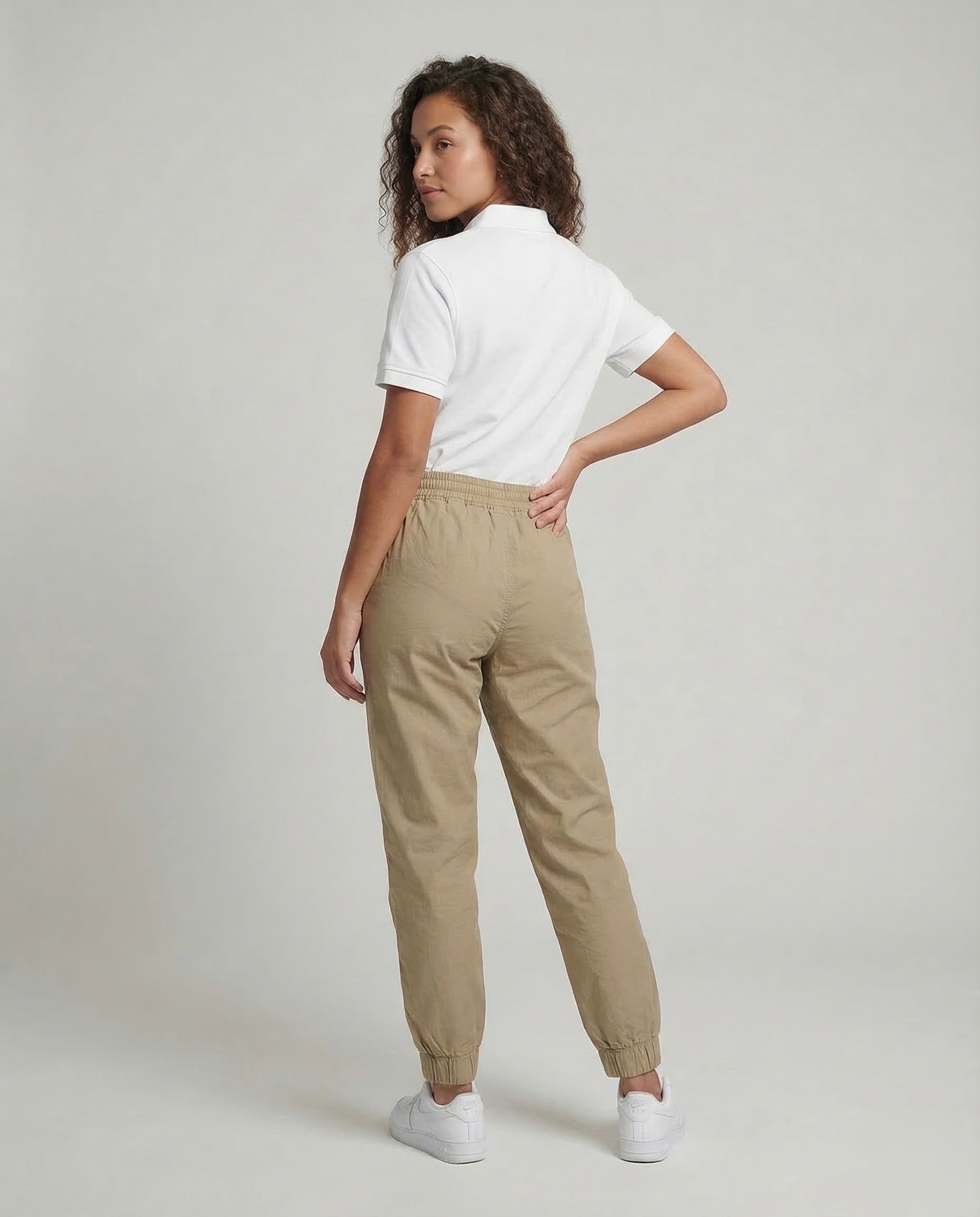 Damen Chino Jogginghose Baumwolle