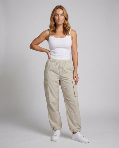 Damen Cargo Hose Baumwollmix