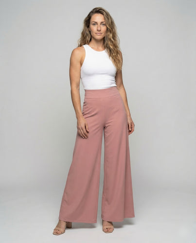 Damen Palazzo Hose Bodenlang