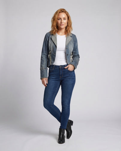 Damen Jeansblazer Tailliert