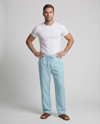 Herren Leinenhose Lounge