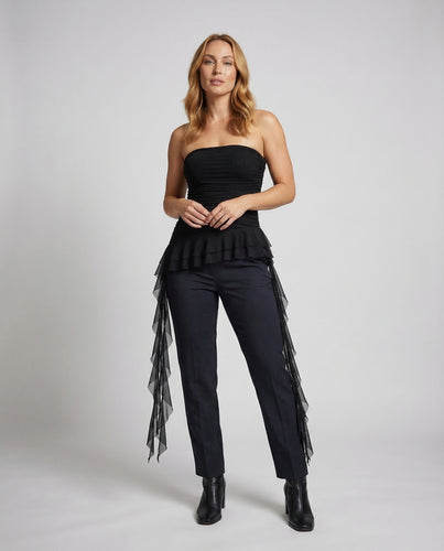 Damen Bandeau Top Corsage