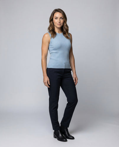 Damen Strickbluse Ärmellos