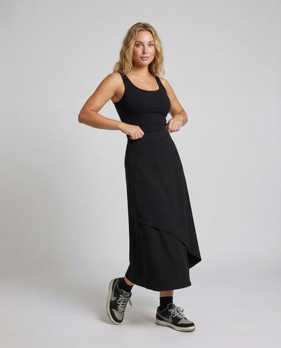 Damen Midirock Asymmetrisch