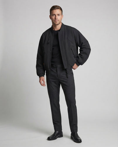 Herren Utilitaristische Pilotjacke D-Ring