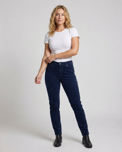 Damen Feincord-Hose im Jeansstil