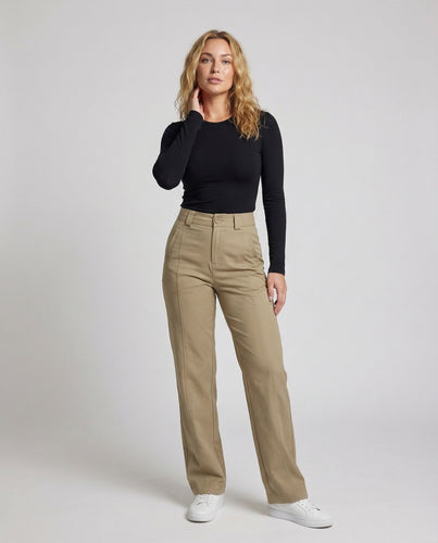 Damen Bügelfaltenhose Komfortstretch