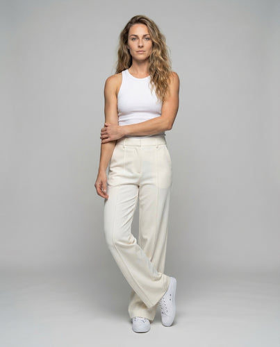 Damen Relaxhose Doppelte Biese Weites Bein