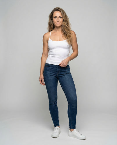 Damen Nahtloses Spaghettiträger-Cami Formend
