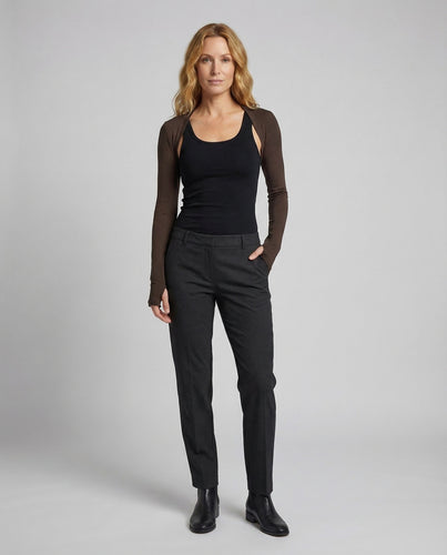 Damen Kurzbolero Raglanärmel Stretchjersey